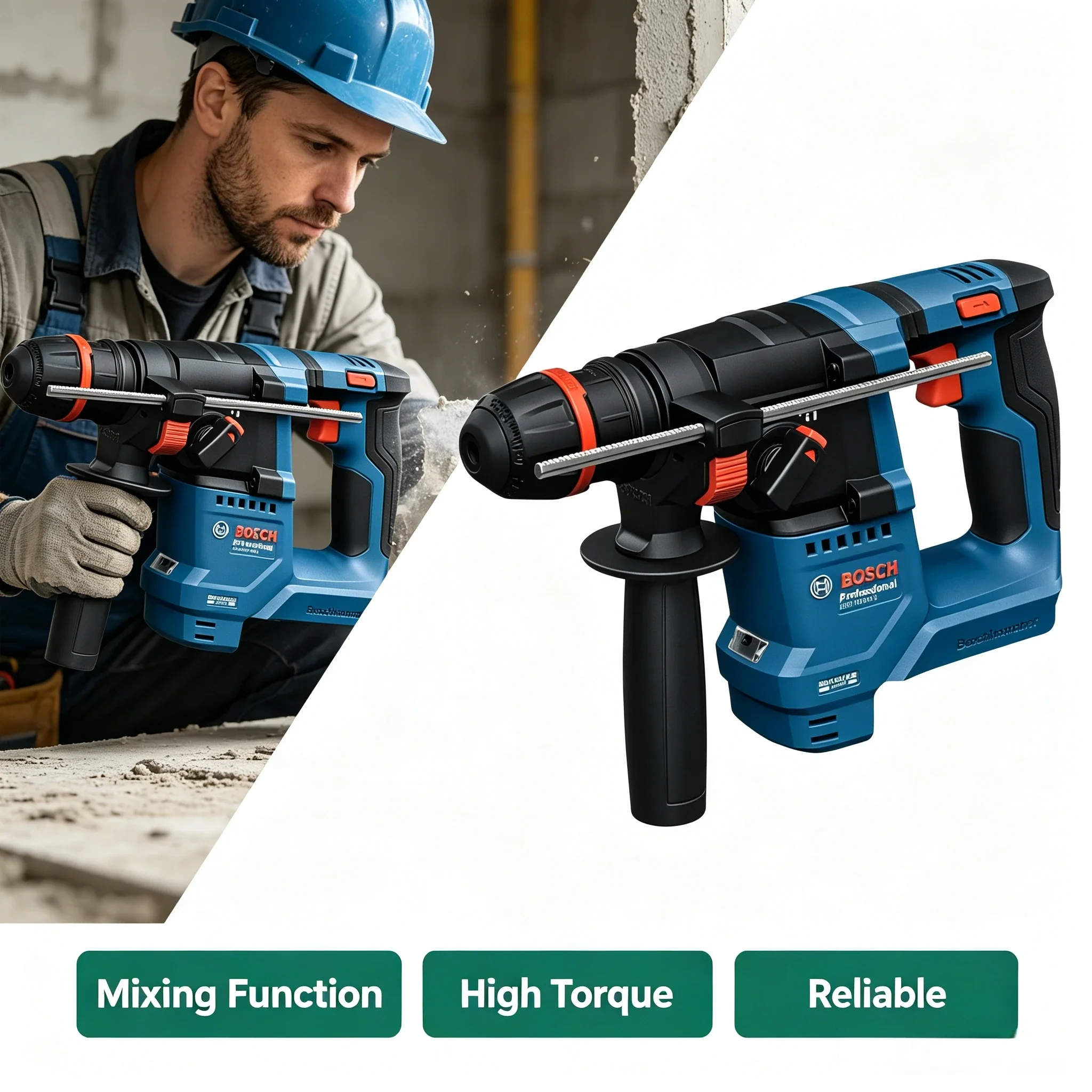 BOSCH GBH 18V-18X 18V Brushles - Power Tools Professional 评论和价格