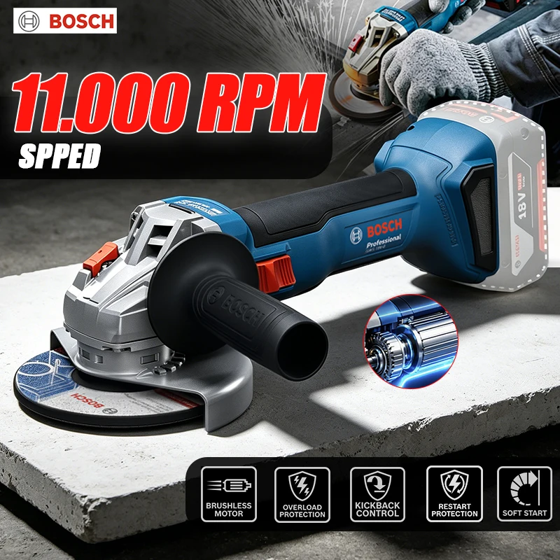 BOSCH GWS 18V-8 Cordless Angle - Power Tools Professional 评论和价格
