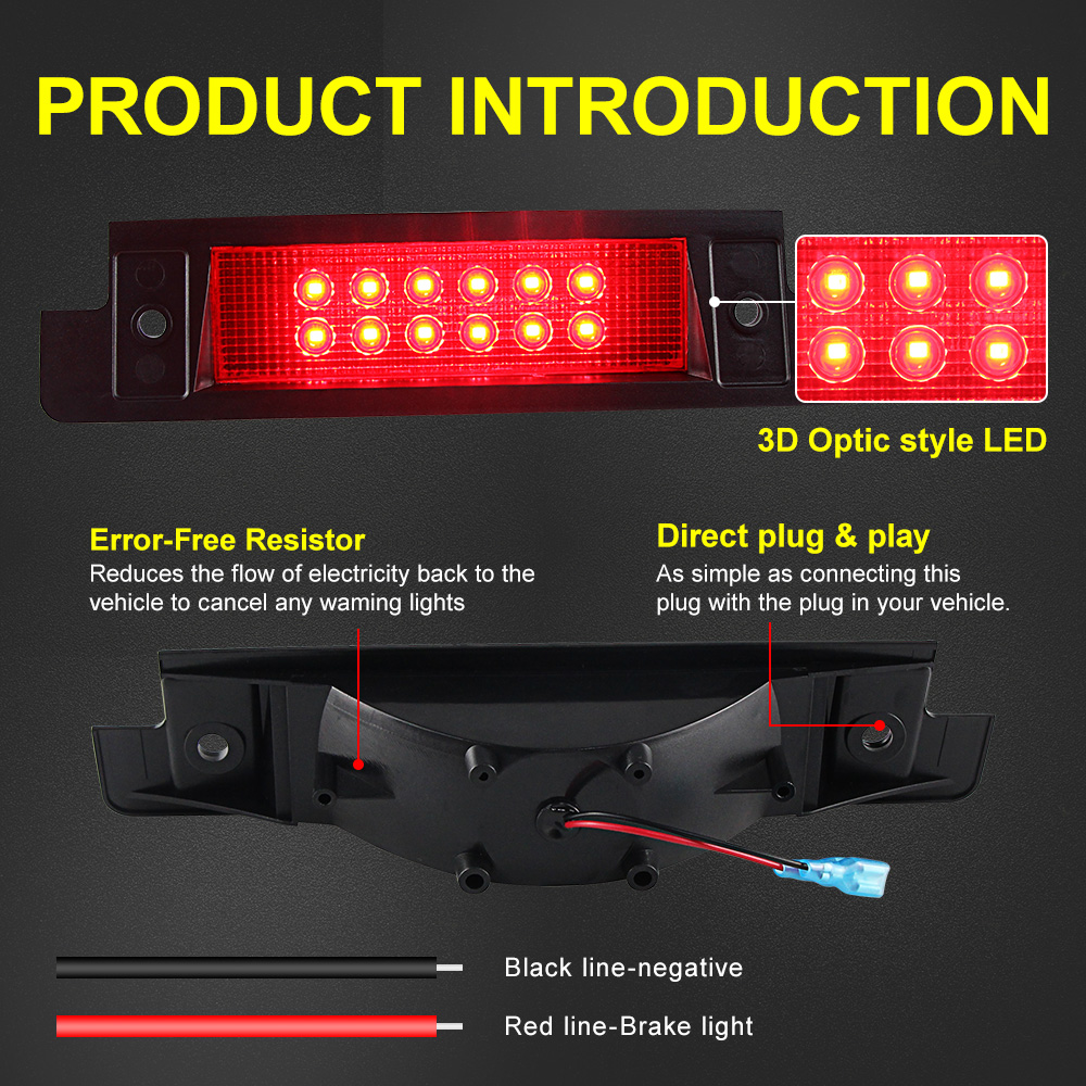 1Pcs High Mount LED Brake Lamp - Power Tools World 评论和价格