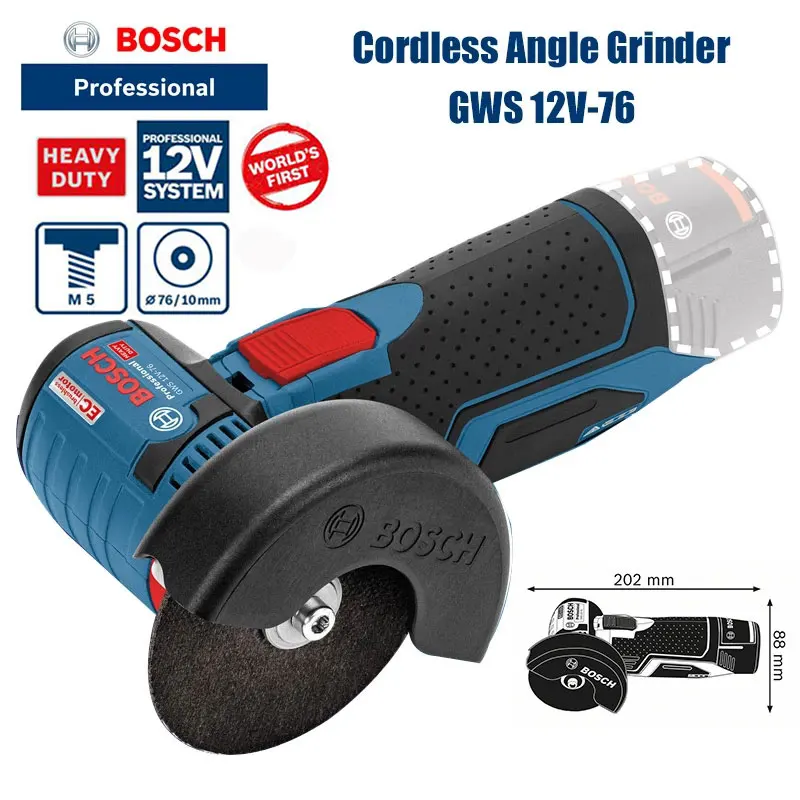Bosch  GWS 12V-76 Professional - Power Tools Professional 评论和价格
