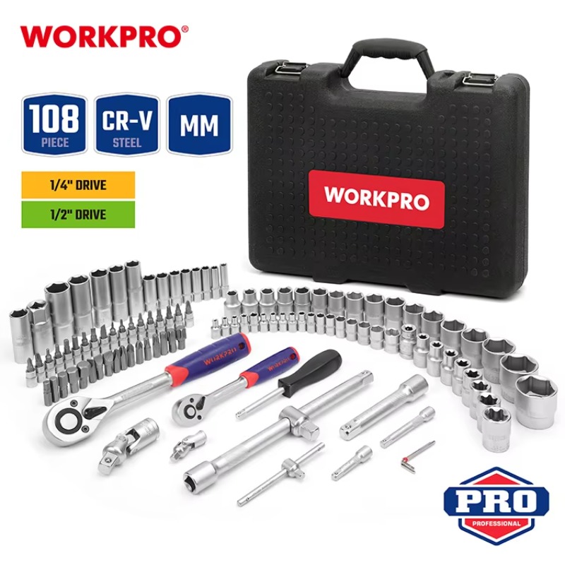 108pcs Professional Mechanics  - Power Tools Professional 评论和价格