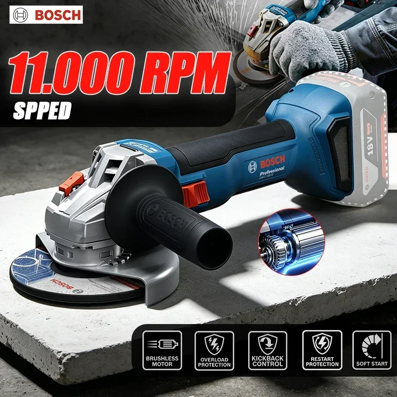 BOSCH GWS 18V-8 Cordless Angle - Power Tools Professional 评论和价格