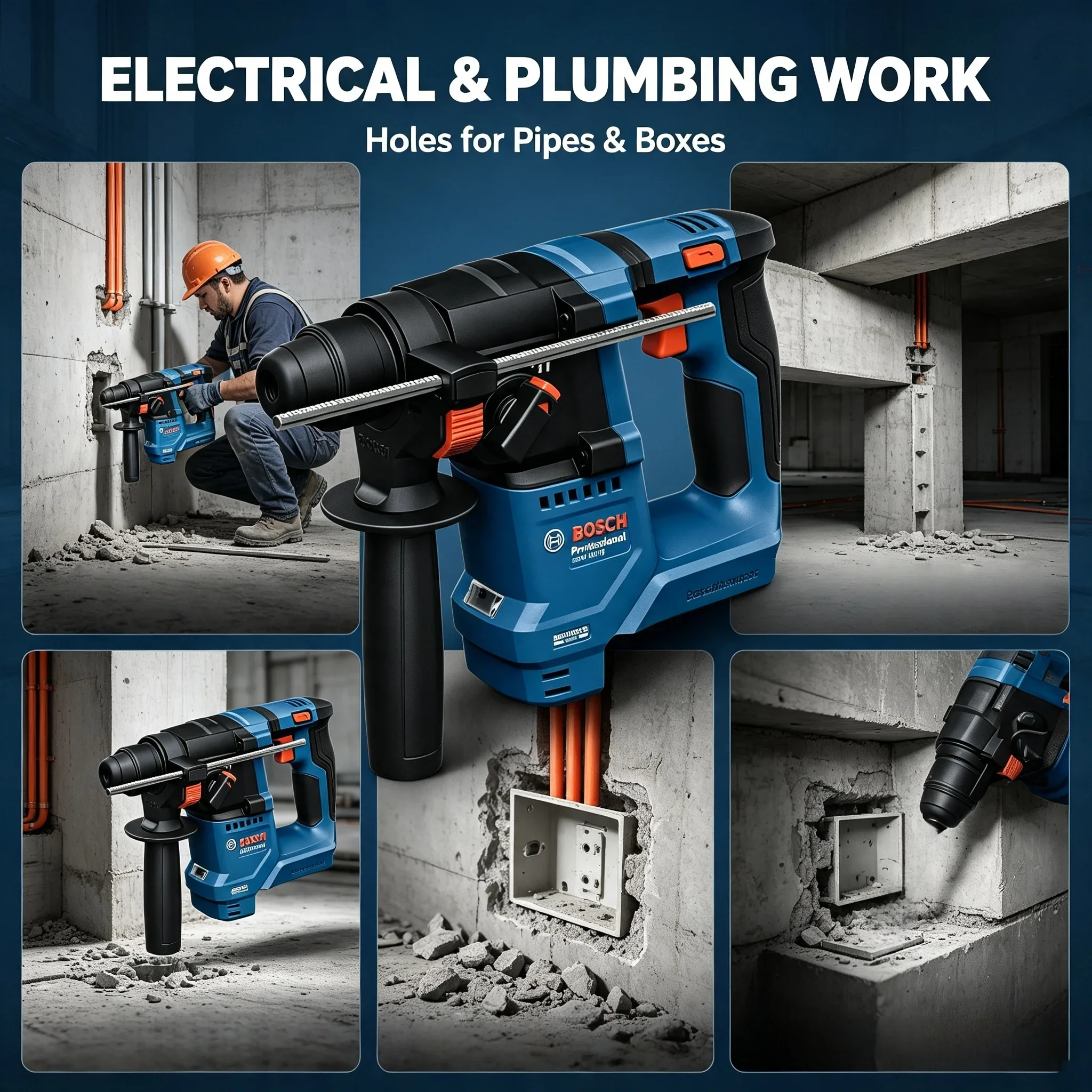 Bosch GBH 18V-18 Cordless Rota - Power Tools Professional 评论和价格